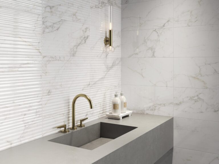 02_FIRENZE WHITE BRILLO 25x50 FIRENZE INFINITE WHITE BRILLO 25x50 Amb 01